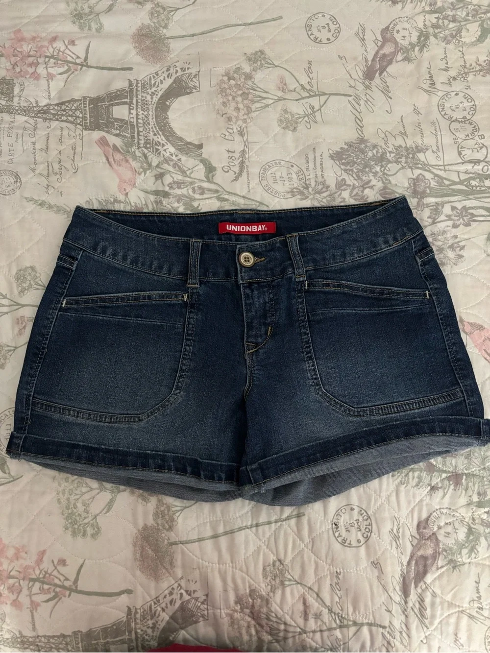 UNIONBAY Dark Indigo Denim Shorts